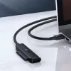 Externes 2,5 Zoll SATA III USB 3.0 Gehäuse UGREEN 70609 für 2,5-Zoll SATA SSD/HDD, USB-A auf SATA, 5 Gbit/s, Schwarz