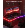 Govee H61C3 RGBIC LED-Streifen für Gaming-Schreibtisch – adressierbare RGBIC-Beleuchtung, flexibler Streifen