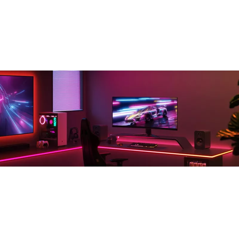Govee H61C3 RGBIC LED-Streifen für Gaming-Schreibtisch – adressierbare RGBIC-Beleuchtung, flexibler Streifen