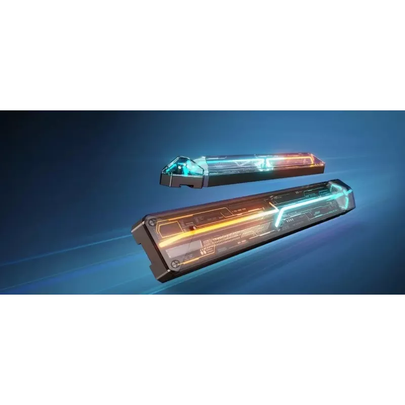 Smarte Wandleuchte Govee Gaming Wall Lights (4+1) – WLAN/Bluetooth, mehrfarbig, 4 Stück, 370×45×30 mm