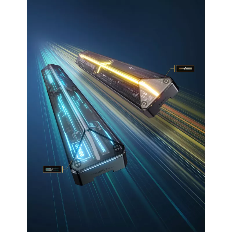 Smarte Wandleuchte Govee Gaming Wall Lights (4+1) – WLAN/Bluetooth, mehrfarbig, 4 Stück, 370×45×30 mm