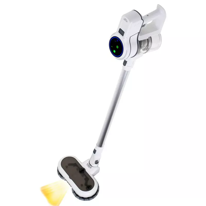Akku-Staubsauger Adler AD 7064 2in1 – 350 W max, 13.000 Pa Saugkraft, 2000 mAh Akku, Trocken- & Nassreinigung, 0,6 l Staub, 0,15 l Wasser, LED-Touchscreen, 4 Modi
