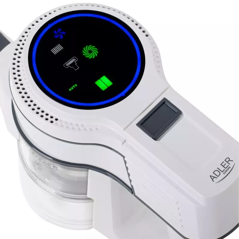 Akku-Staubsauger Adler AD 7064 2in1 – 350 W max, 13.000 Pa Saugkraft, 2000 mAh Akku, Trocken- & Nassreinigung, 0,6 l Staub, 0,15 l Wasser, LED-Touchscreen, 4 Modi