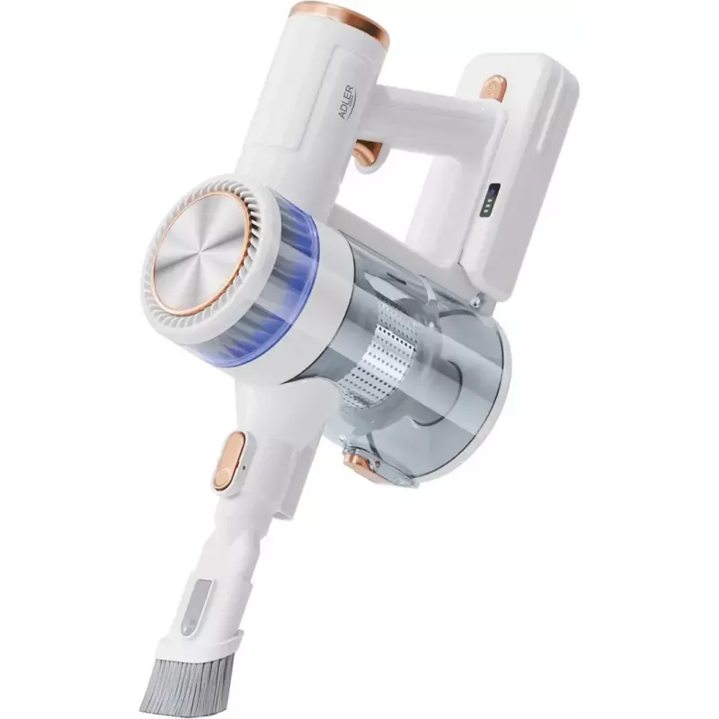 Kabelloser Stielstaubsauger Adler AD 7079, bürstenloser Motor, 9000 Pa, 2200 mAh, 0,4 L beutellos