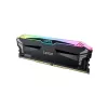 LEXAR Desktop-Speicher – DDR5 Ares 2x 16GB 6400 CL32 1,4V mit Kühlkörper und RGB-Beleuchtung – Dual Pack Schwarz