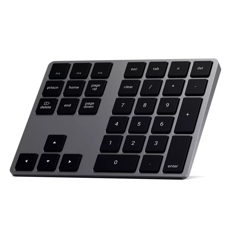 Numerische Tastatur Satechi ST-XLABKM Bluetooth 33 Tasten Grau