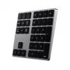 Numerische Tastatur Satechi ST-XLABKM Bluetooth 33 Tasten Grau