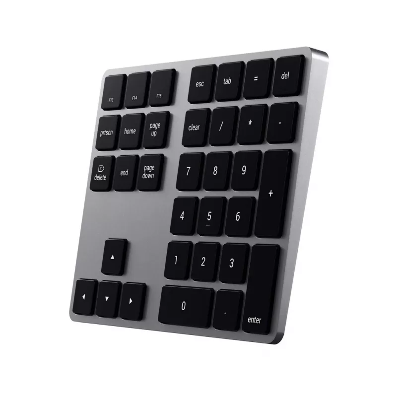Numerische Tastatur Satechi ST-XLABKM Bluetooth 33 Tasten Grau