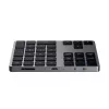 Numerische Tastatur Satechi ST-XLABKM Bluetooth 33 Tasten Grau