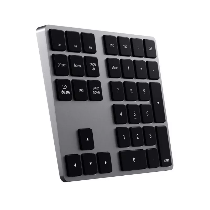 Numerische Tastatur Satechi ST-XLABKM Bluetooth 33 Tasten Grau