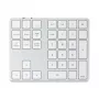 Numerische Tastatur Satechi ST-XLABKS — Bluetooth, 33 Tasten, Silber, 124,7 g