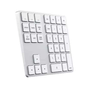 Numerische Tastatur Satechi ST-XLABKS — Bluetooth, 33 Tasten, Silber, 124,7 g