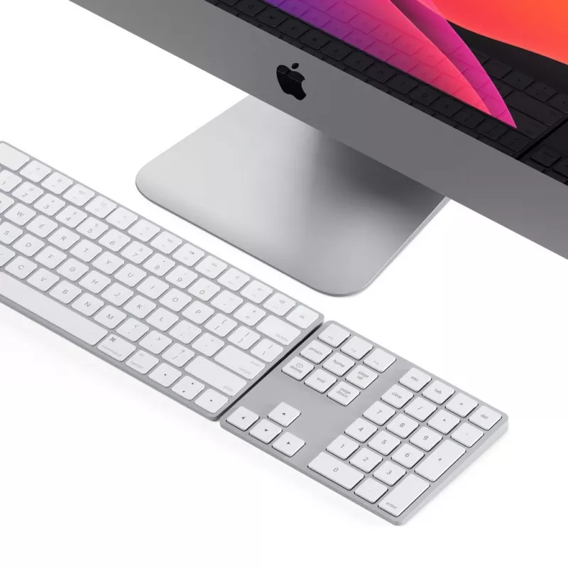 Numerische Tastatur Satechi ST-XLABKS — Bluetooth, 33 Tasten, Silber, 124,7 g