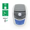 Leitz IQ OptiMax Small Office 350 Micro Cut Papierschredder Sicherheitsstufe P5 22 L – Weiß
