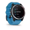 Smartwatch GARMIN quatix 7 Blau – 47 mm CFRP-Gehäuse, 1,3 Zoll MIP-Touchscreen, 10 ATM, Bluetooth/Wi‑Fi/NFC