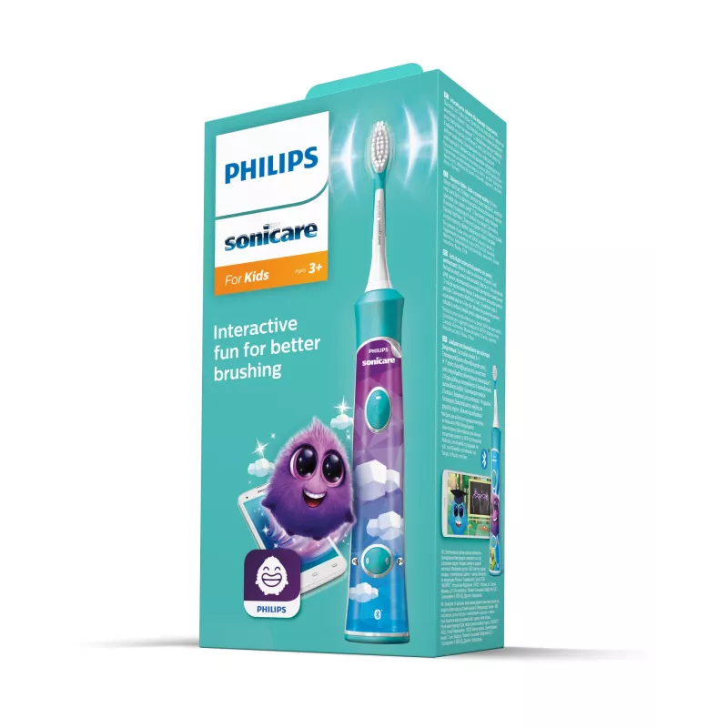 Philips Sonicare For Kids for Kids Connected HX6322/04 Wiederaufladbare elektrische Schallzahnbürste