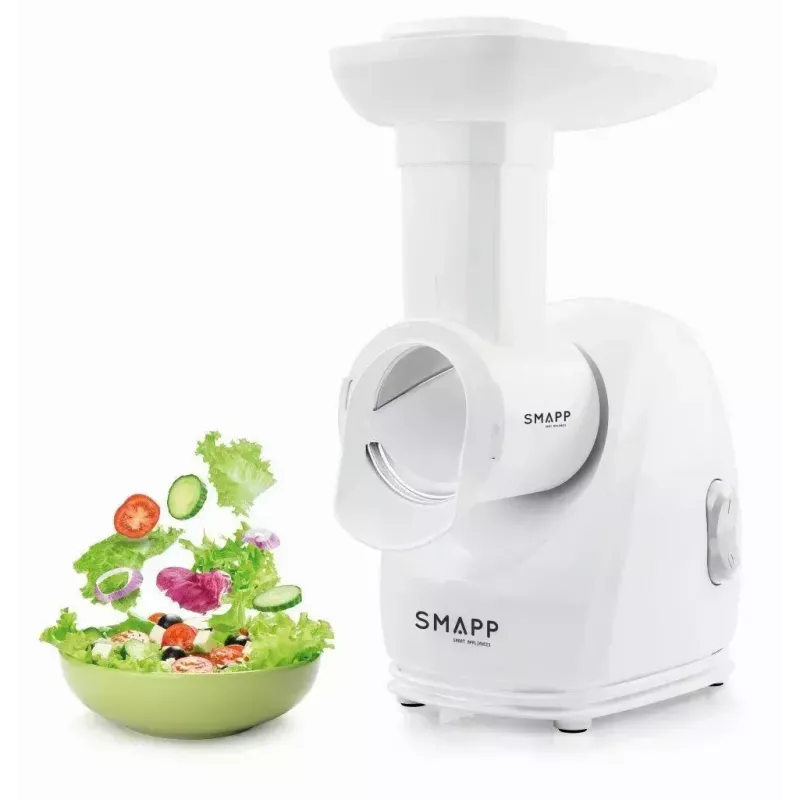 Elektrischer Fleischwolf SMAPP 489.81, 2000 W, 3 Lochscheiben (2,7–8 mm), weiß