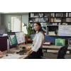 HP 925 Ergonomic Vertical Maus, Rechtshänder, Vertikales Design, RF Wireless + Bluetooth, 4000 DPI, Schwarz