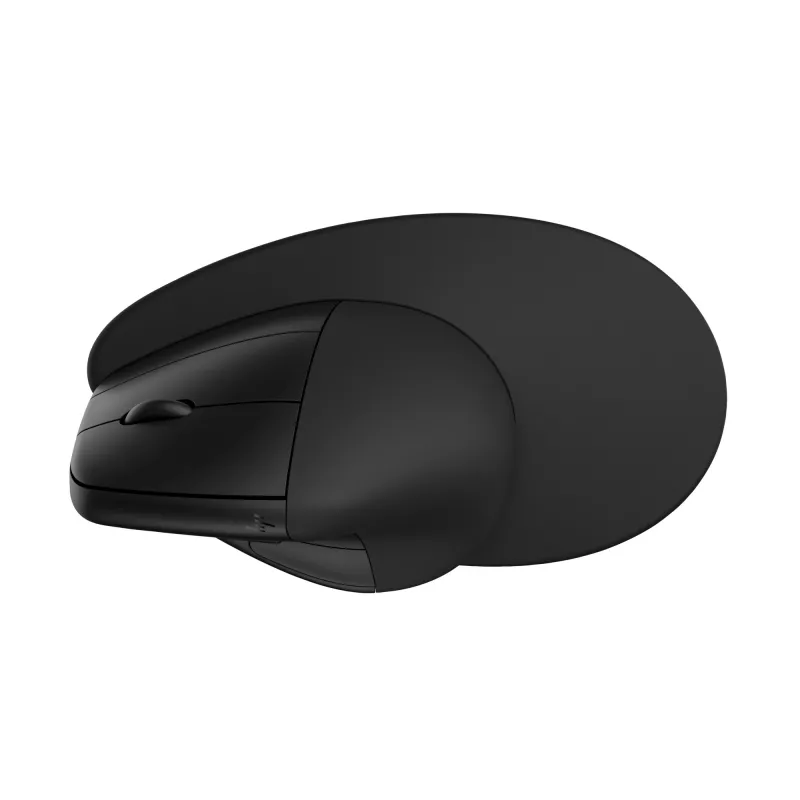 HP 925 Ergonomic Vertical Maus, Rechtshänder, Vertikales Design, RF Wireless + Bluetooth, 4000 DPI, Schwarz