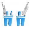 Wischer-Set für Feuchtreinigung ESPERANZA EHS004 mit Eimer, austauschbarem Mikrofaser-Wischkopf, Drehgelenk, 1250 mm Höhe, 1,1 kg