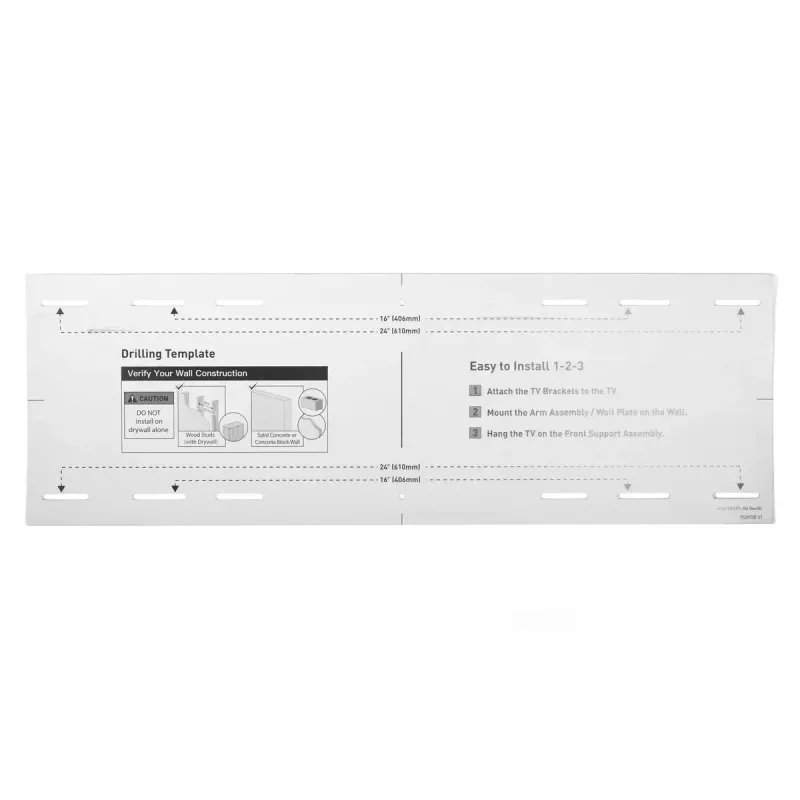 Wand-TV-Halterung MONTIS DENALI MT162 für 37-Zoll–105-Zoll-Bildschirme, Stahl, 75 kg Tragfähigkeit, VESA 200x100–800x600, neigbar/schwenkbar/drehbar, 7,3–60,9 cm