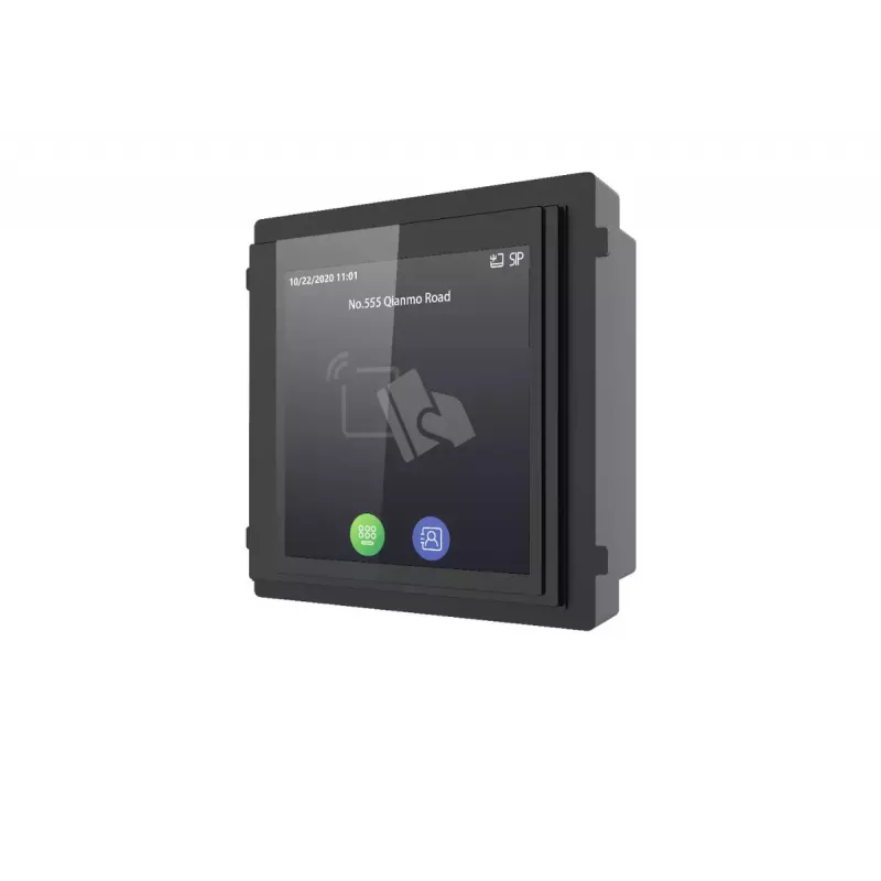 Display Hikvision DS-KD-TDM 100 mm x 100 mm 12 V 4 W Schwarz