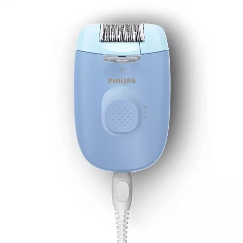 Epilierer Philips BRE247/00 Series 4000 — 2 Leistungsstufen, Rasierer, Massage, blau