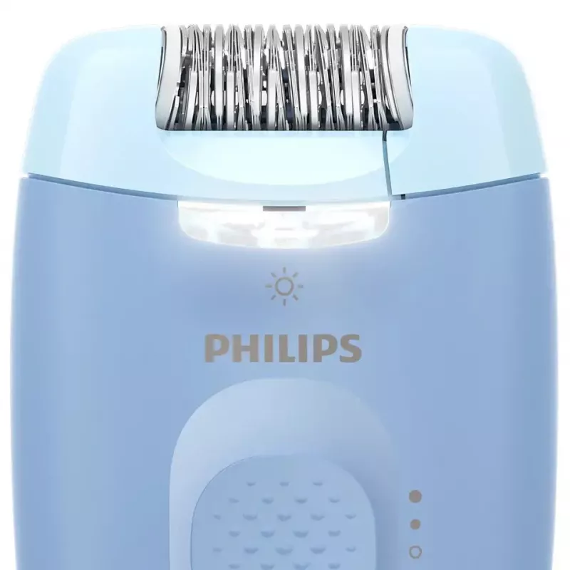 Epilierer Philips BRE247/00 Series 4000 — 2 Leistungsstufen, Rasierer, Massage, blau
