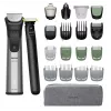 Philips All-in-One Trimmer 9000 Series MG9557/15 20-in-1 Trimmer Silber 120 Min. Akkulaufzeit