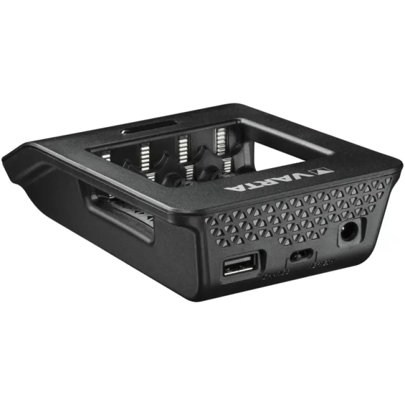 VARTA LCD Smart Charger+ mit 4 AA-Batterien 2100 mAh