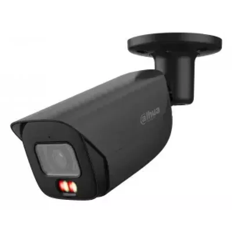 IP-Bullet-Überwachungskamera DAHUA IPC-HFW3649E-AS-IL, 6 MP (3288×1850), kabelgebunden, PoE, Decken-/Wandmontage, Innen-/Außenbereich, schwarz