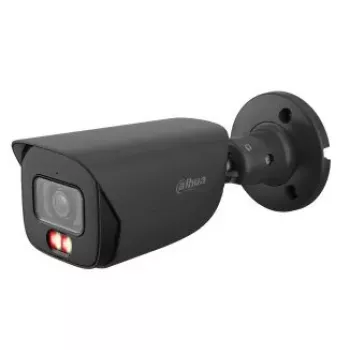 IP-Bullet-Überwachungskamera DAHUA IPC-HFW3649E-AS-IL, 6 MP (3288×1850), kabelgebunden, PoE, Decken-/Wandmontage, Innen-/Außenbereich, schwarz
