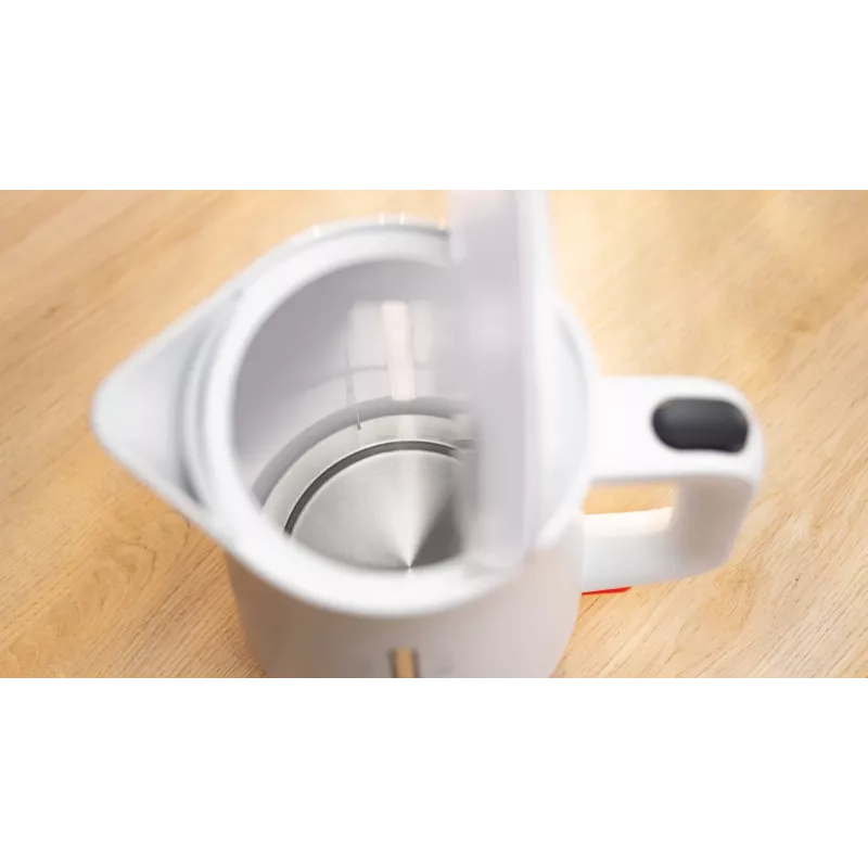 Elektrischer Wasserkocher Bosch TWK3M121 — 1,7 L, 2400 W, weiß, Kunststoffgehäuse