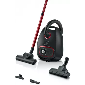 Bodenstaubsauger Bosch Serie 4 BGB41POW1 — 850 W, 4 L Staubbeutel, HEPA13, Teleskoprohr aus Metall