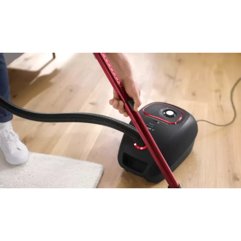 Bodenstaubsauger Bosch Serie 4 BGB41POW1 — 850 W, 4 L Staubbeutel, HEPA13, Teleskoprohr aus Metall