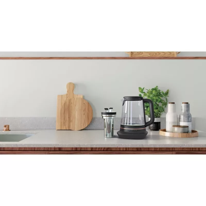 Electrolux E7GK1-8BP Wasserkocher 1,7 l 2000 W Schwarz, Kupfer