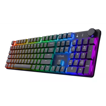 Trust GXT 868 Torix Tastatur Gaming USB + RF Wireless + Bluetooth QWERTY US English Schwarz