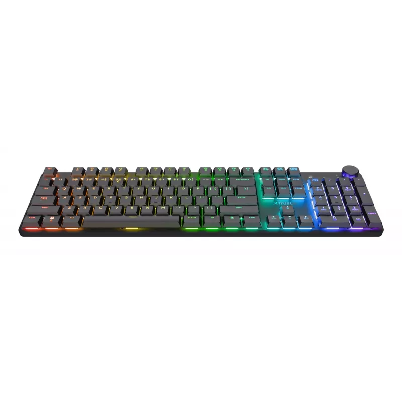 Trust GXT 868 Torix Tastatur Gaming USB + RF Wireless + Bluetooth QWERTY US English Schwarz