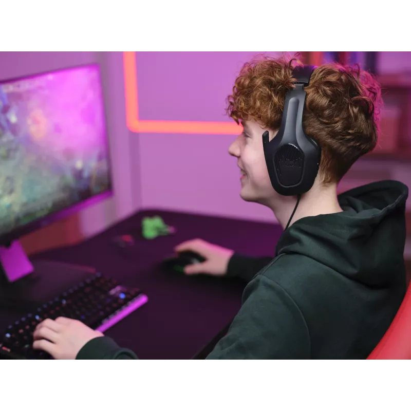 Trust GXT 415 Zirox Headset Kabelgebunden Head-band Gaming Schwarz