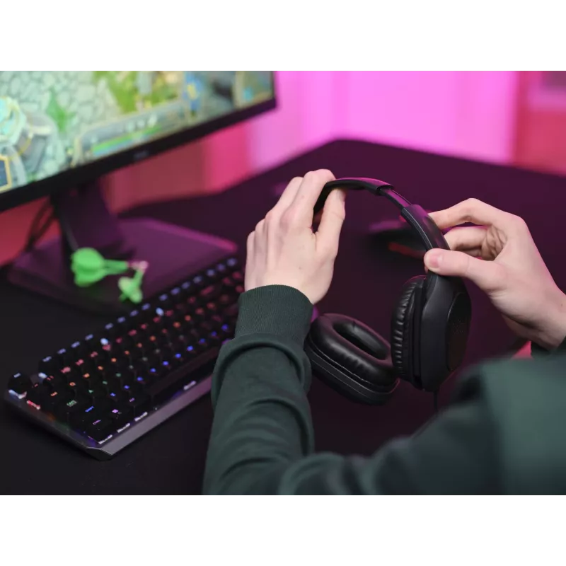 Trust GXT 415 Zirox Headset Kabelgebunden Head-band Gaming Schwarz