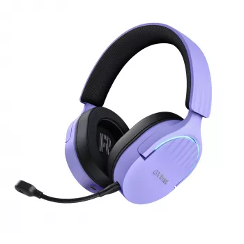 Trust GXT 491P FAYZO Headset Kabelgebunden & Kabellos Kopfband Gaming USB Type-A Bluetooth Schwarz, Lila