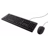 Trust Primo Tastatur, Maus enthalten, Universal, USB, QWERTY, US-Englisch, Schwarz