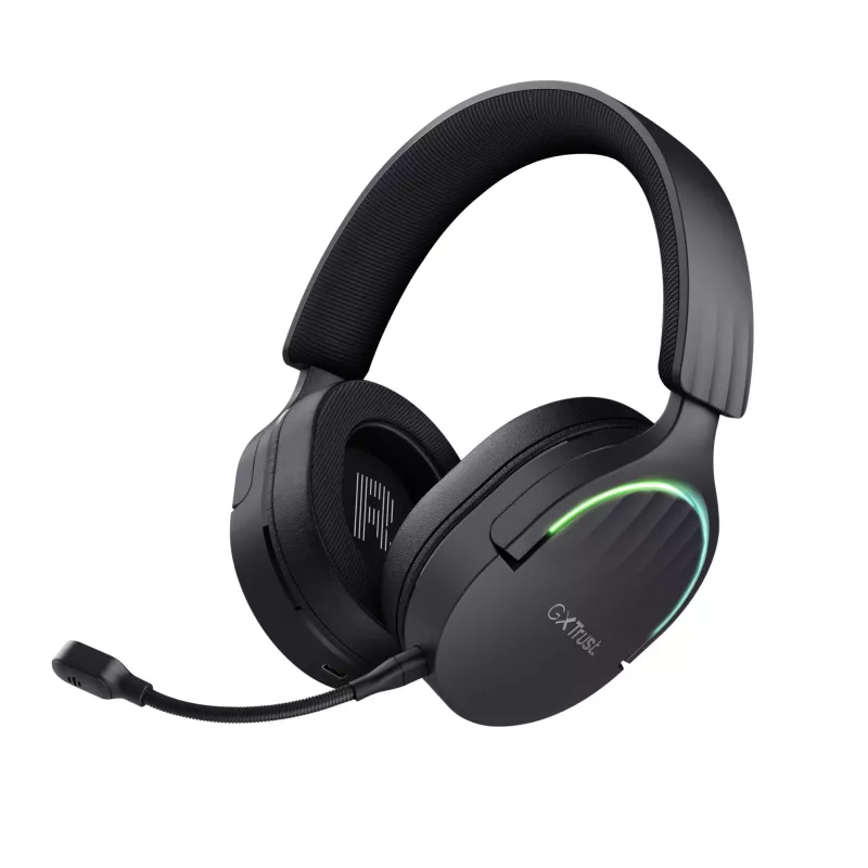 Trust GXT 491 Fayzo Headset Kabelgebunden & Kabellos Head-band Gaming USB Typ-C Bluetooth Schwarz