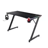 Rechteckiger Tisch TRUST GXT 709 LUMINUS Schwarz 1200x600x740 mm