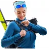 Rucksack DEUTER Updays 24 SL – 24 L Kapazität, Damenpassform, Schwarz Fallschirmspringen