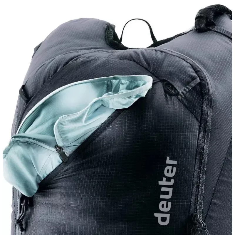Rucksack DEUTER Updays 24 SL – 24 L Kapazität, Damenpassform, Schwarz Fallschirmspringen