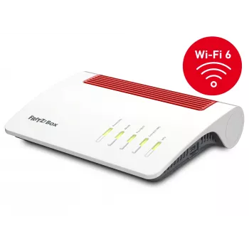 Box 7590 AX WLAN-Router Gigabit Ethernet Dualband (2,4 GHz / 5 GHz) Weiß