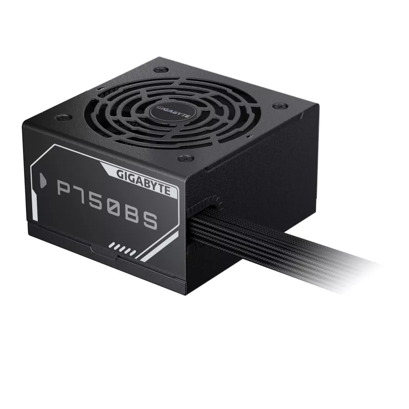 GIGABYTE P750BS Netzteil – PCI-E 6+2 Pin x 4, 80 PLUS Bronze, 120-mm-Lüfter, ATX-kompatibel, EU-Stecker