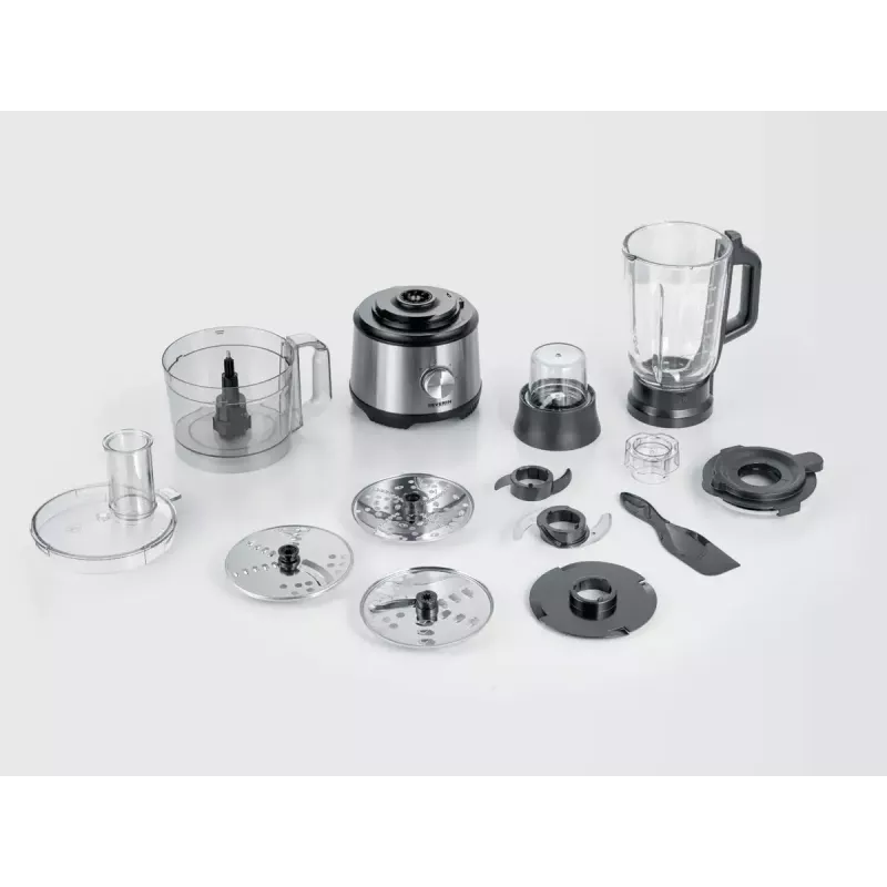 Küchenmaschine Severin KM 3892 1200 W 1,5 l Schwarz Edelstahl