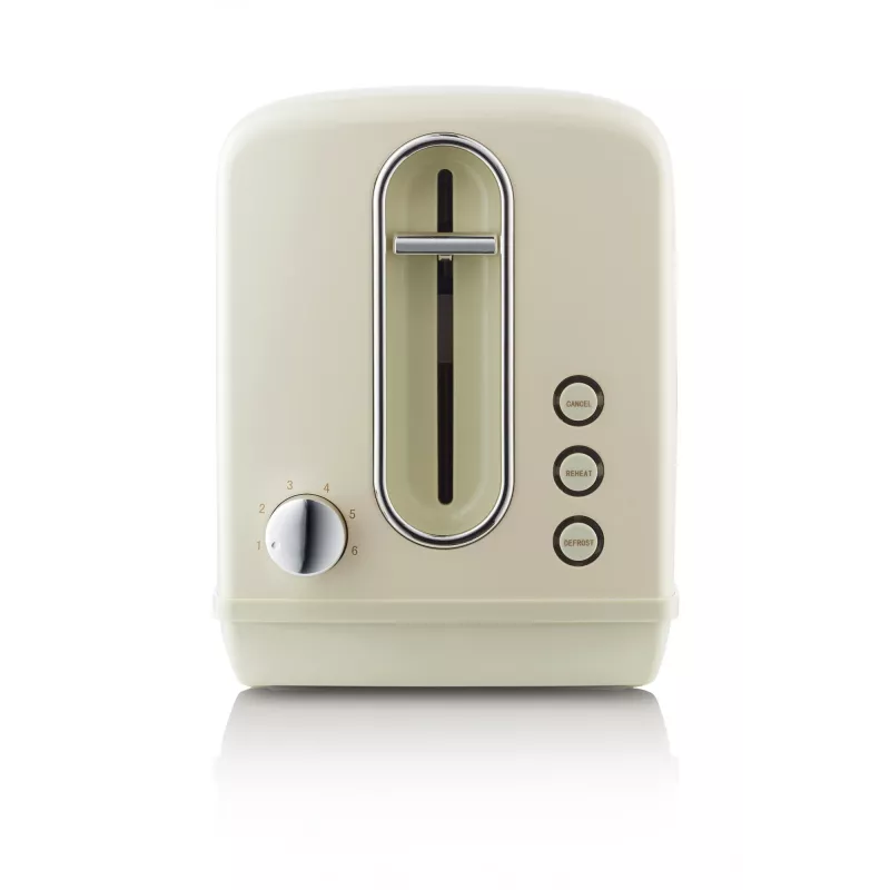 Toaster Gorenje T1100CLI 2-Scheiben 1100 W Champagner, 6 Bräunungsstufen, Auftau- & Aufwärmfunktion